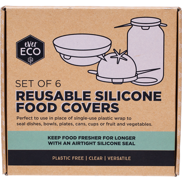 Ever Eco - Silicone Food Covers Reusable Set of 6