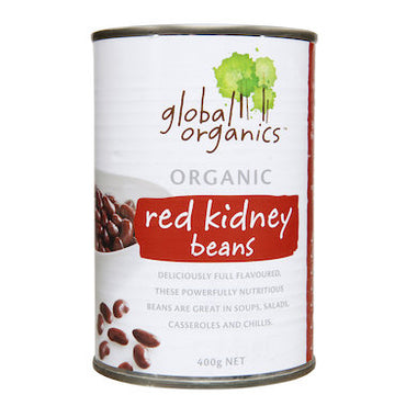 Global Organics - Kidney Beans Organic (canned) 400g