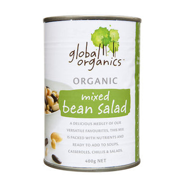 Global Organics - Bean Mixed Organic (canned) 400g