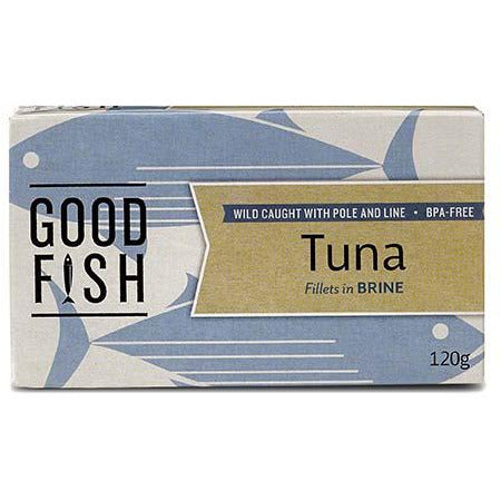 Good Fish - Tuna Skipjack Fillets in Extra Virgin Org Olive Oil (canned) 120g