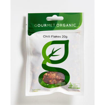 Gourmet Organic - Chilli Flakes Organic 20g
