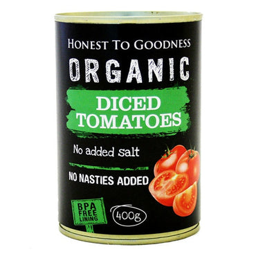 Honest To Goodness - Tomato Diced Organic (canned BPA Free) 400g