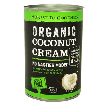 Honest To Goodness - Coconut Cream Organic (canned BPA Free) 100ml, Honest To Goodness