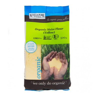 Kialla Pure Foods - Flour Maize Yellow Organic 500g