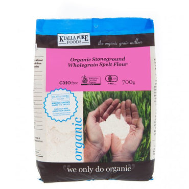Kialla Pure Foods - Flour W/Grain Spelt Organic 700g