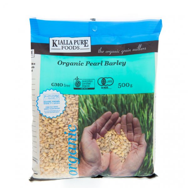 Kialla Pure Foods - Barley Pearled Organic 500g
