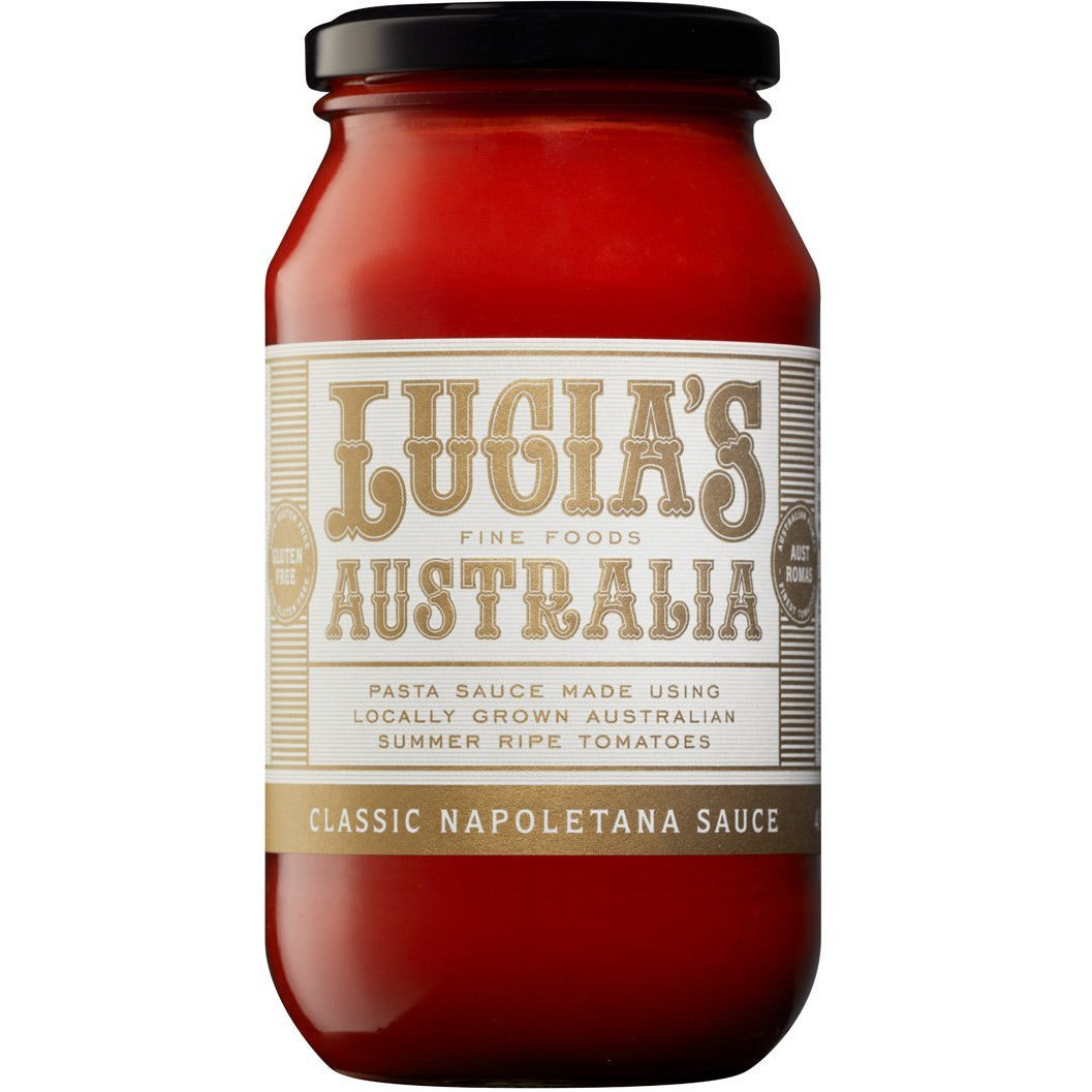 Lucia's Fine Foods Australia - Tomato Sauce Napoletana 490g