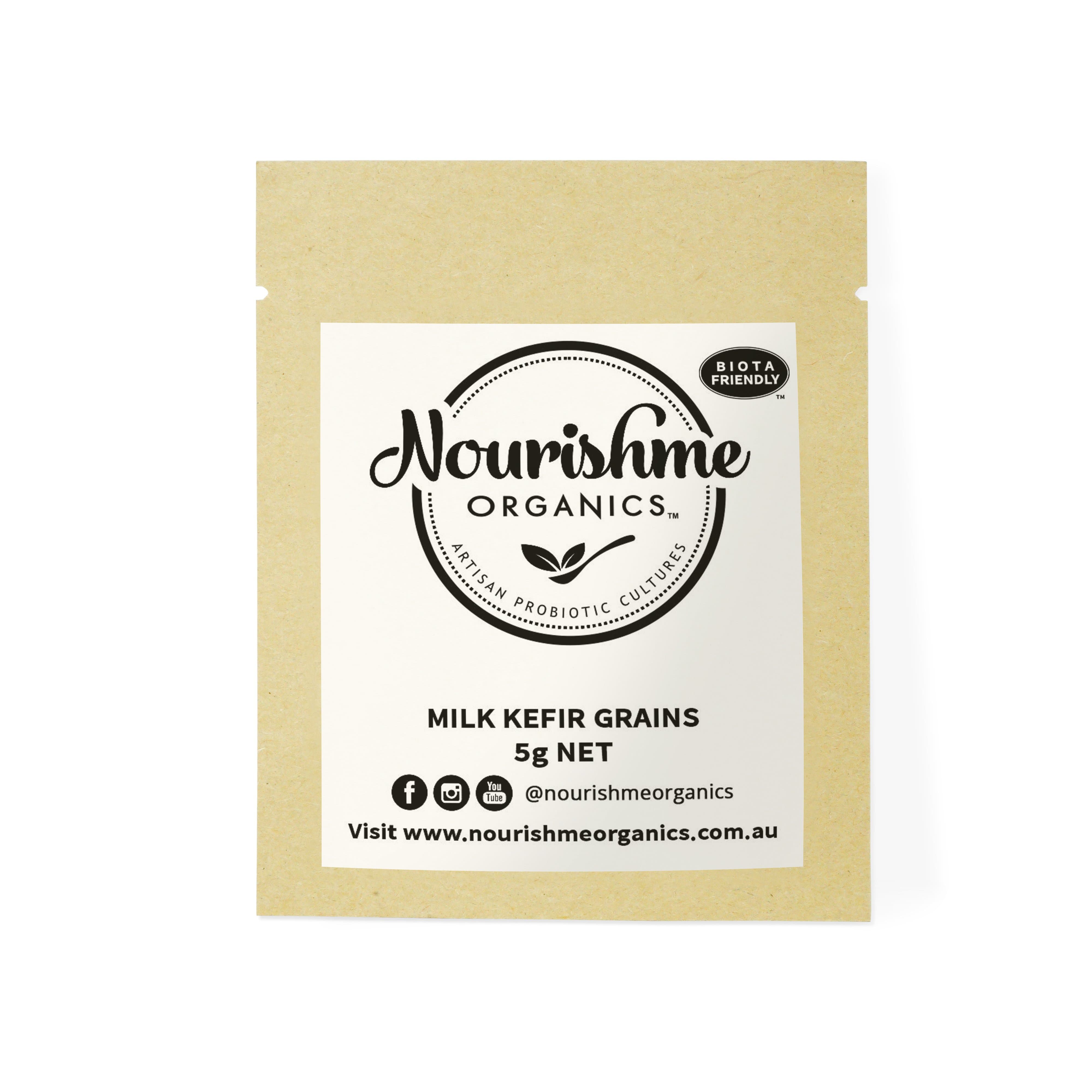 Nourish Me Organics - Kefir Milk Grains 5g